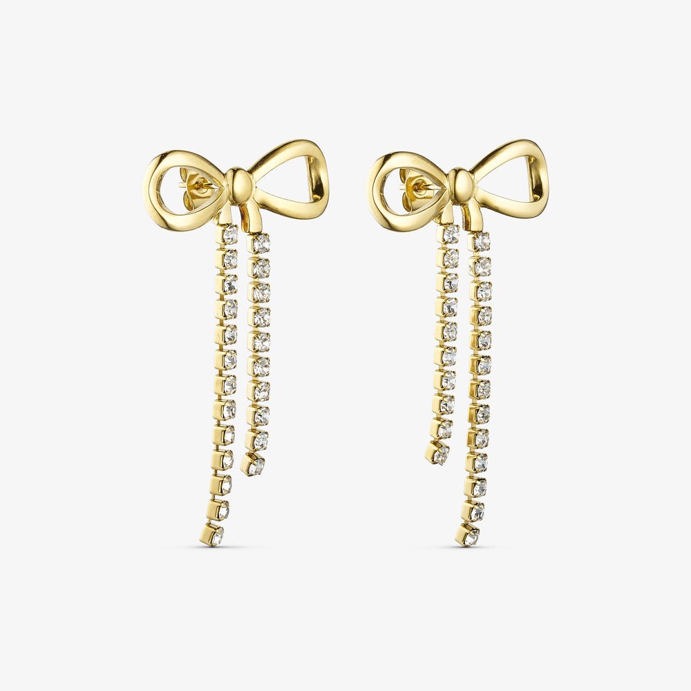 Wolff Jewelry Denmark Øreringe - Wonder Bow Earring - 18 karat guldbelagt - Onesize - Diversita - 