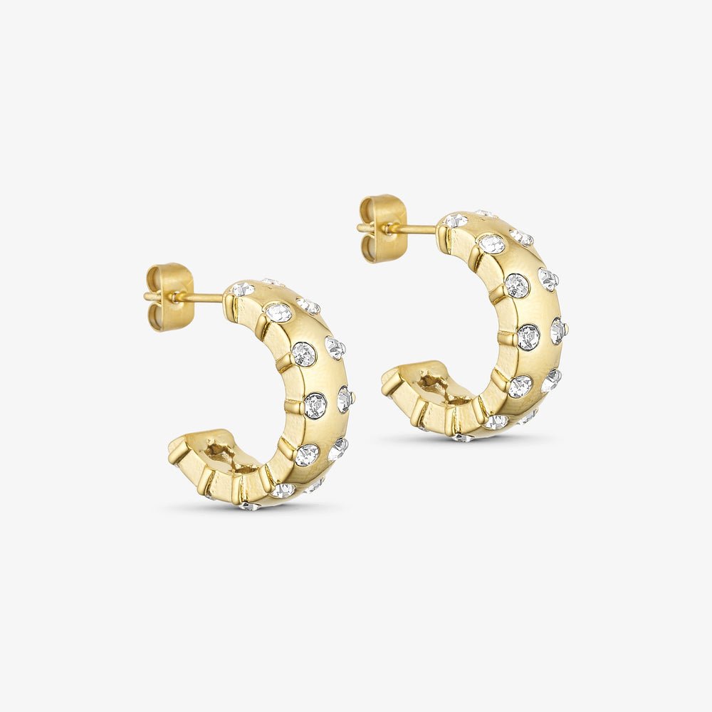 Wolff Jewelry Denmark Øreringe - Ziko Earring - 18 karat guldbelagt - Onesize - Diversita -