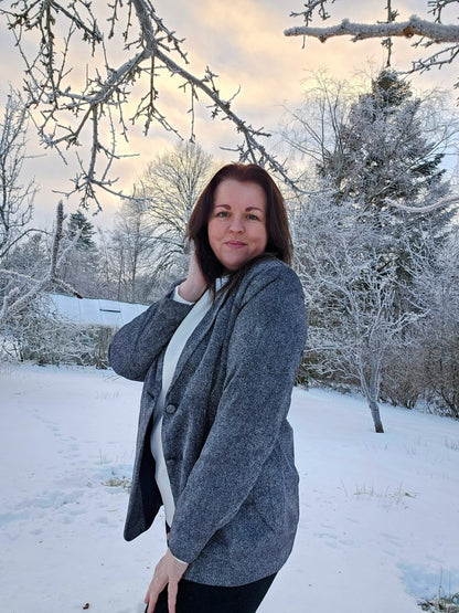 Ichi - ICHI Didunna Blazer Sølv - 34 - - Diversita -